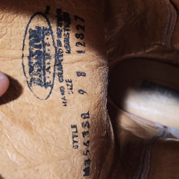 Women's Resistol Brown leather cowboy boots size 9 - Picture 14 of 15